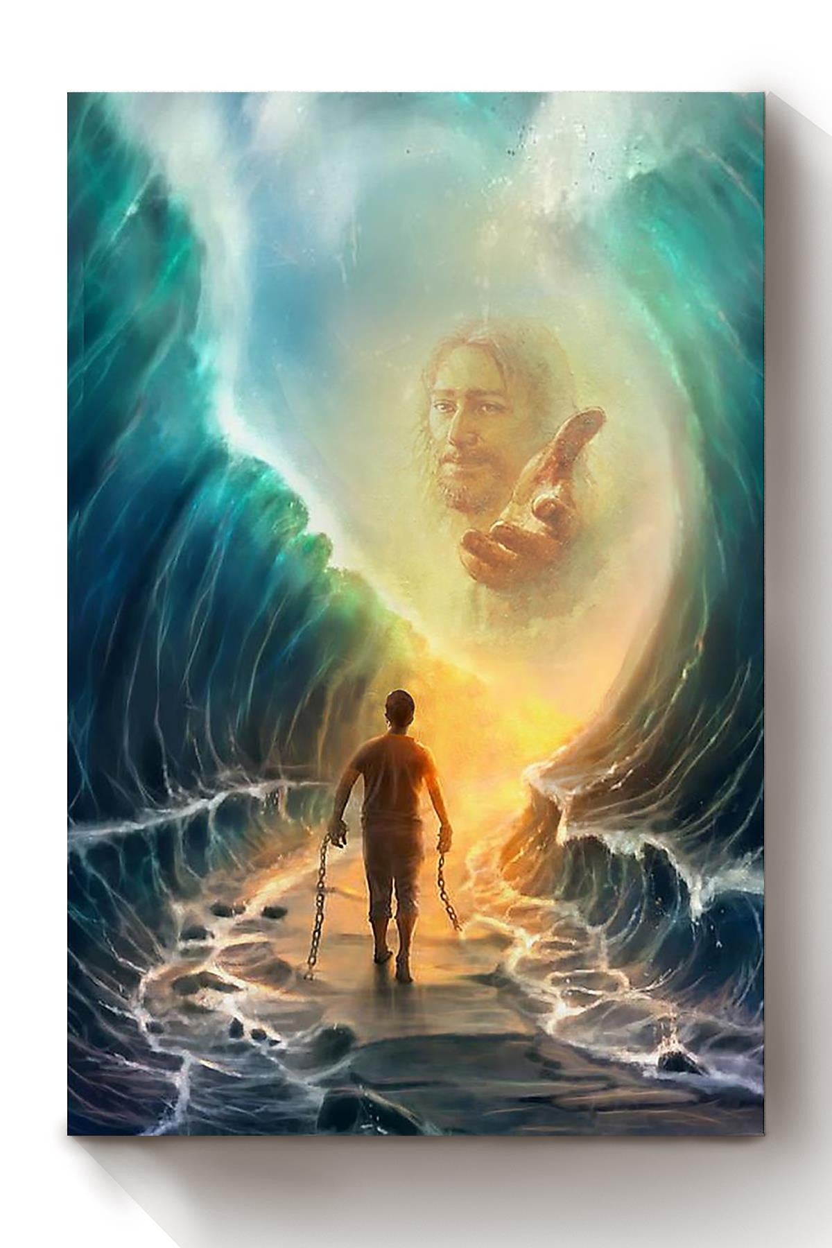 God Will Make A Way For You Prayer For Healing Christian Wall Art Gift For Son Of God Canvas Framed Prints, Canvas