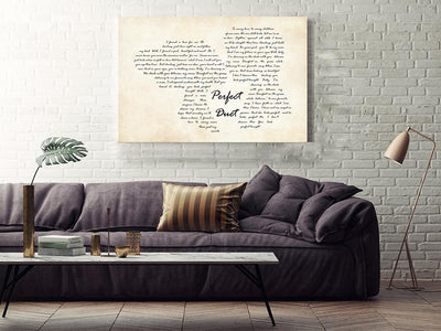 Ed Sheeran Ft Beyonce Perfect Duet Lyrics Couple Typography