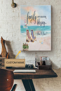 Family Blessing Personalized Poster - Family Wall Art - Gift For Mother's Day Father's Day Canvas Gallery Wrapped Canvas Framed Gift Idea Framed Prints, Canvas