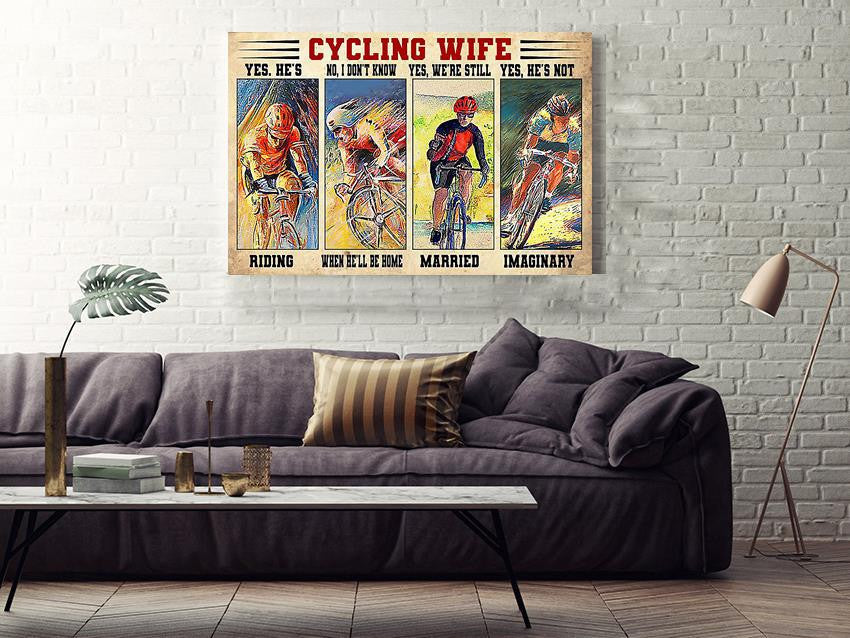 Cycling Wife Funny Quote For Athletes's Wife Gift For Valentine Wedding Anniversary