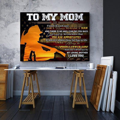 Firefighter To Mom Single Vintage  Office Gift 06653 Framed Prints, Canvas