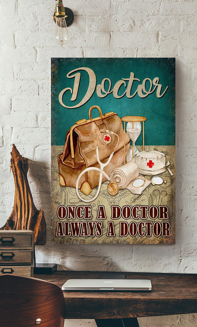 Doctor Art Gift For National Doctor's Day Canvas
