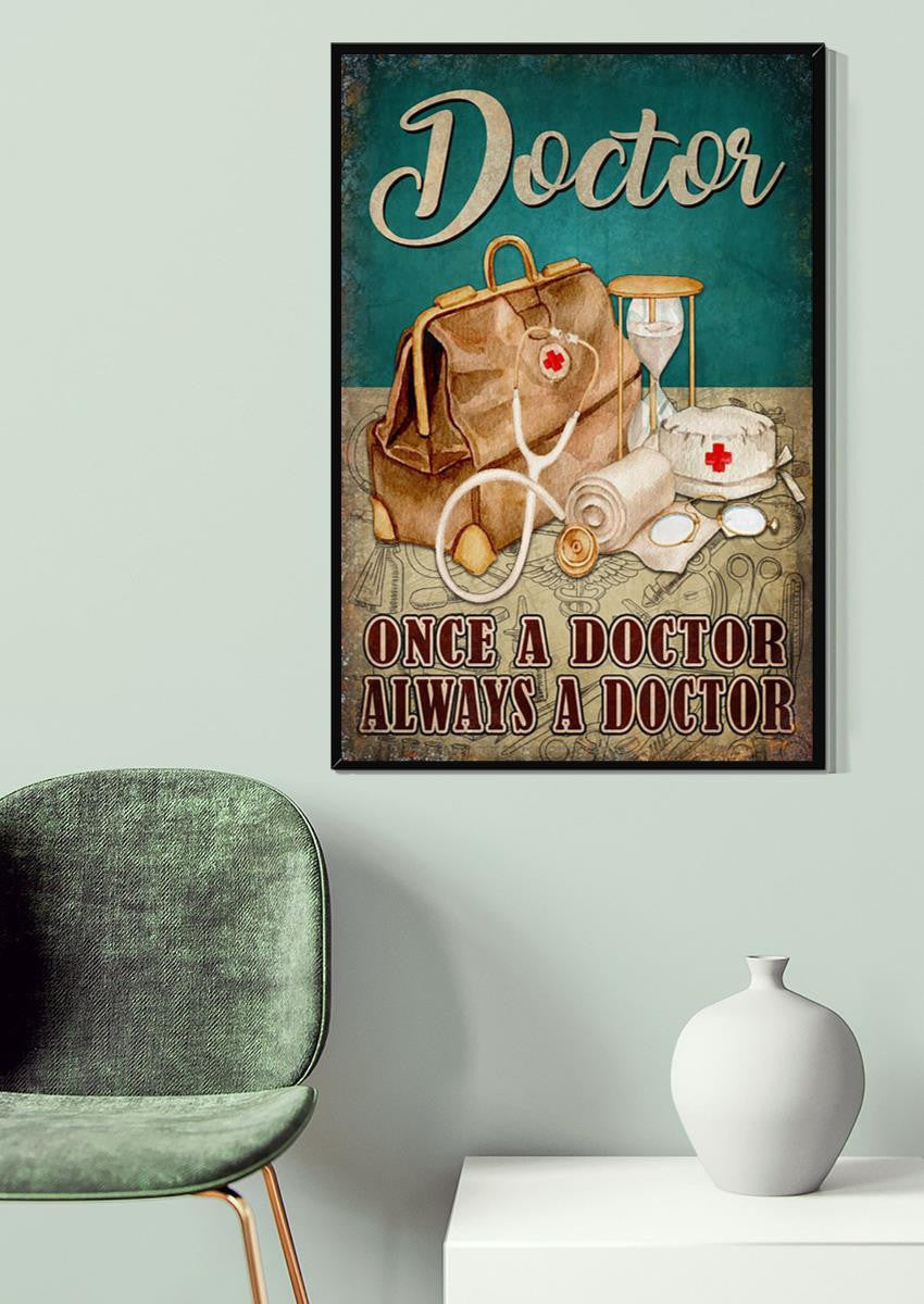 Doctor Art Gift For National Doctor's Day Canvas