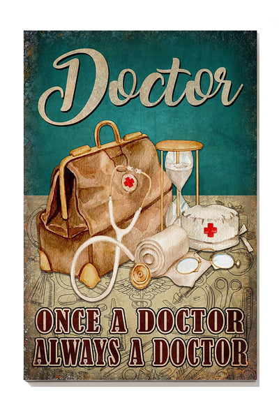 Doctor Art Gift For National Doctor's Day Canvas
