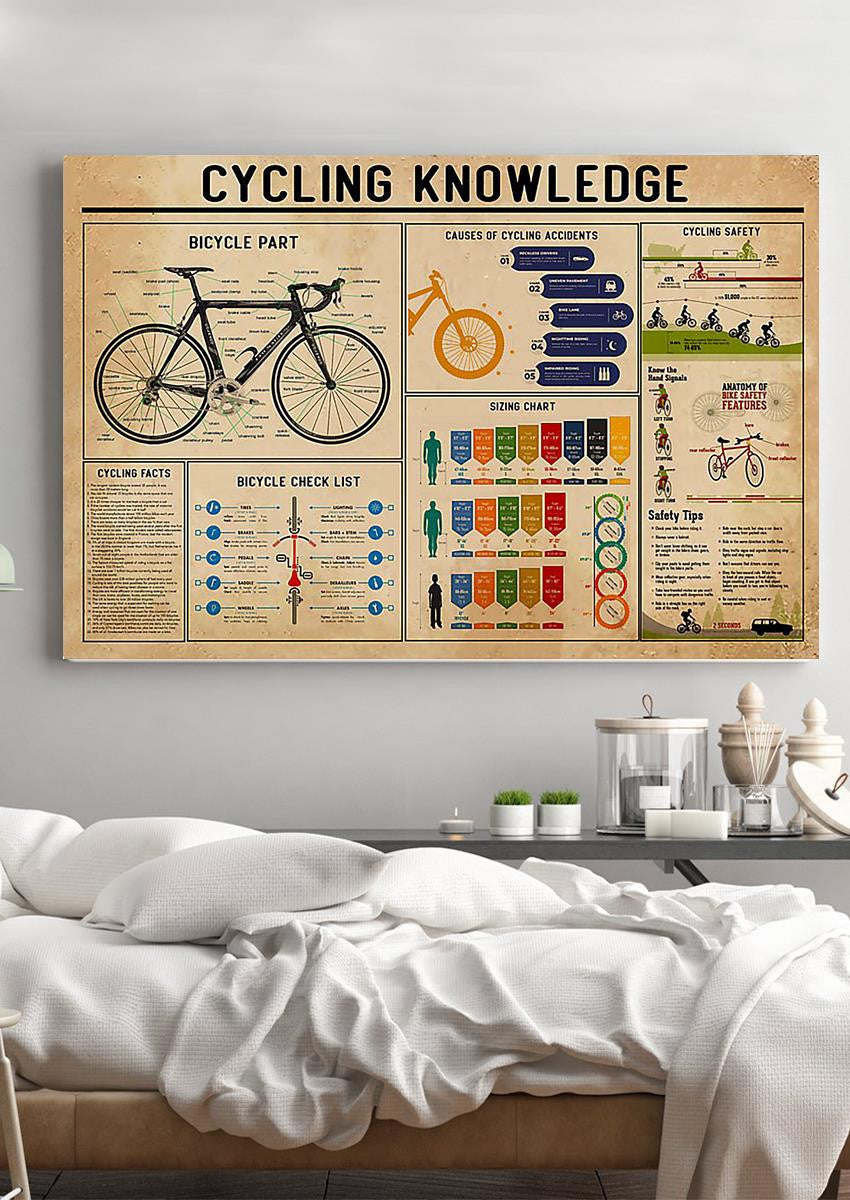 Cycling Basic Information Sport Knowledge Gift For Athletes Cycling Lover