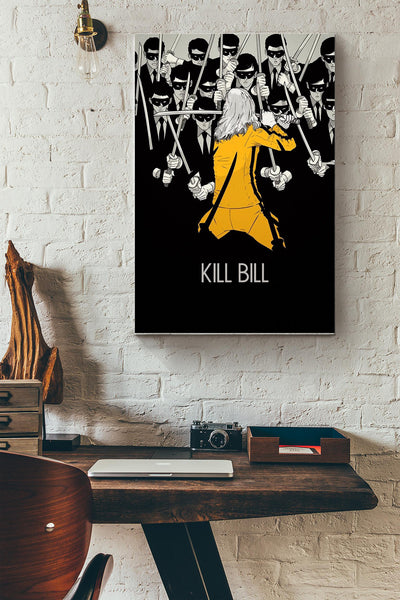 Kill Bill Minimalist Print Poster Canvas Gallery Wrapped Canvas Framed Gift Idea