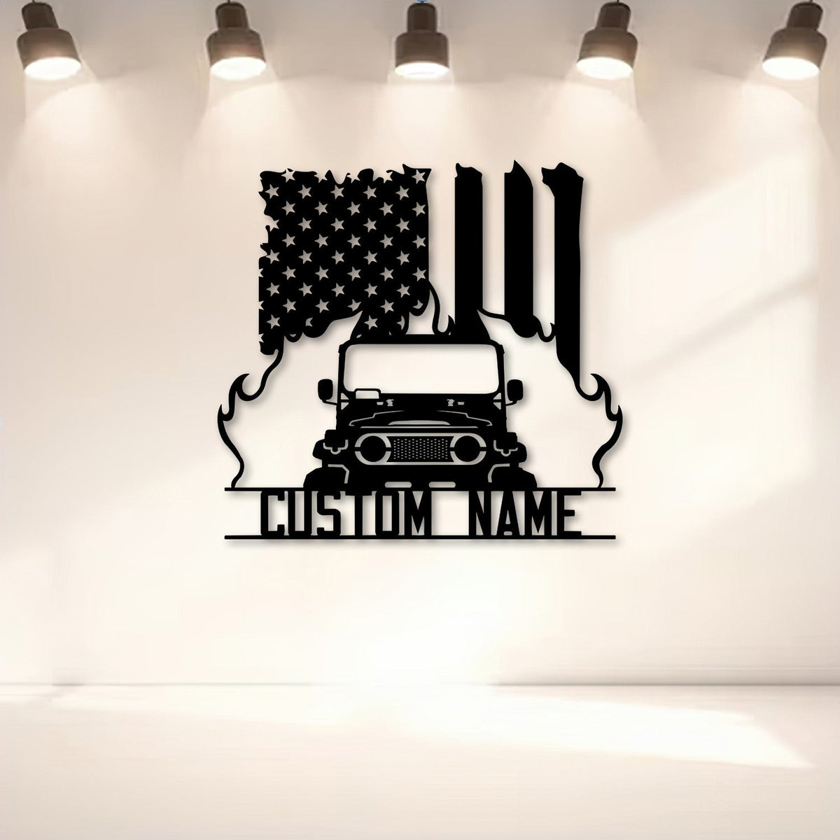 Personalized Car FJ40 Metal Sign Offroad Truck, Custom Land Cruiser Wall Art, Garage Decor, Gift for Men Dad Husband