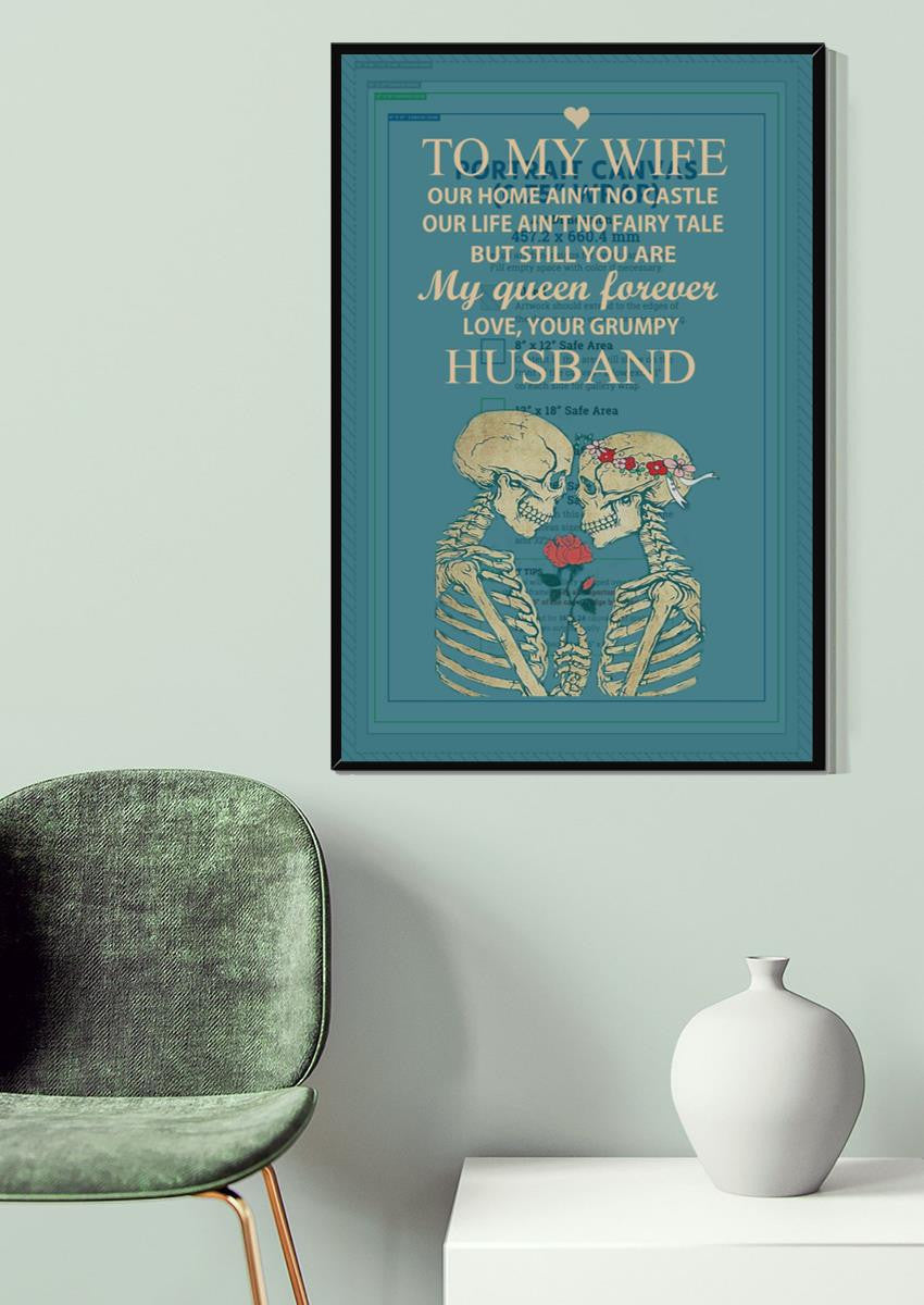 Loving Letter From Husband To Wife Gift For Valentine Wedding Anniversary Canvas