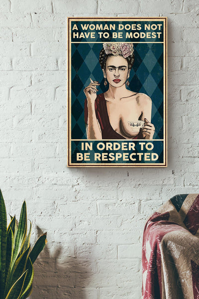 Respected Women Girls Wall Decor Gift For International Women Day Home Decor Girlfriend Valentine Day Canvas
