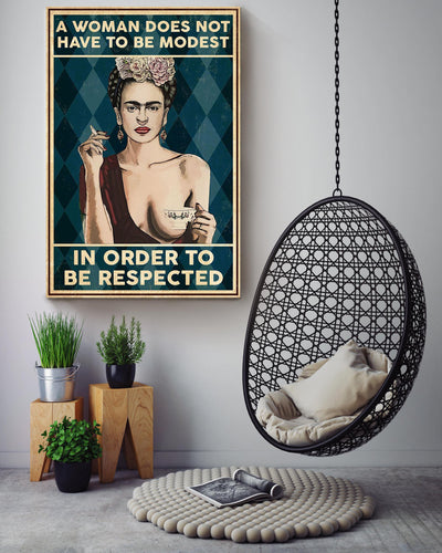 Respected Women Girls Wall Decor Gift For International Women Day Home Decor Girlfriend Valentine Day Canvas