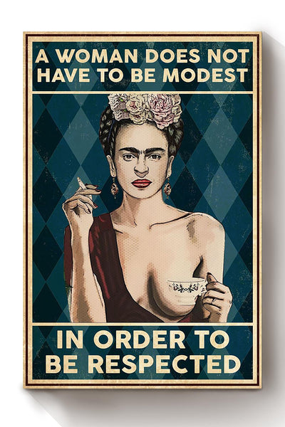 Respected Women Girls Wall Decor Gift For International Women Day Home Decor Girlfriend Valentine Day Canvas
