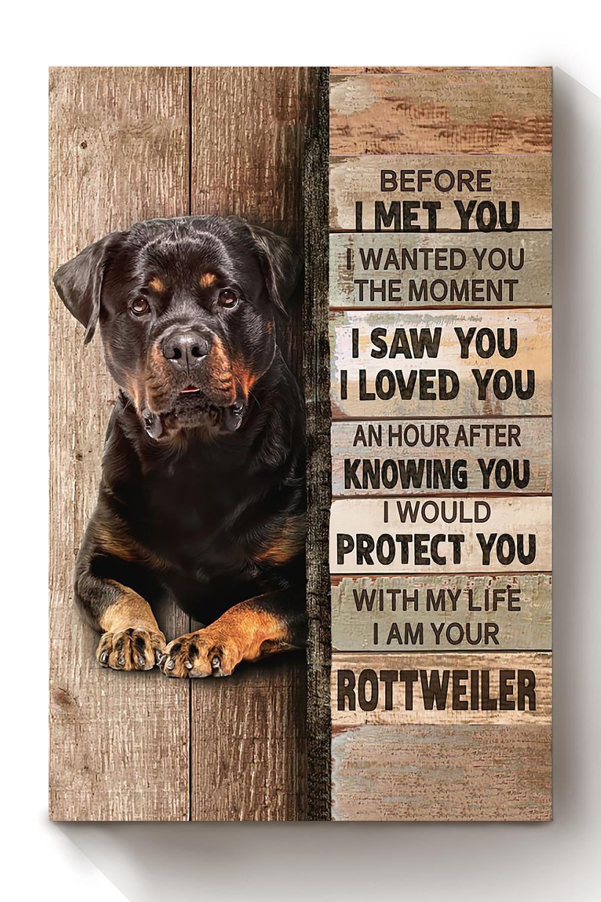 Rottweiler Thankful For Foster Care Quotes Gift For Dog Mom Dog Lover Canvas