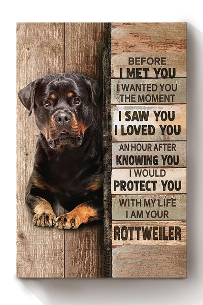 Rottweiler Thankful For Foster Care Quotes Gift For Dog Mom Dog Lover Canvas