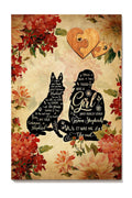 Once Upon A Time Girl Loved German Shepherd Dog Emotinal Quotes Wall Art Gift For Dog Lover Canvas Gallery Wrapped Canvas Framed Gift Idea Framed Prints, Canvas