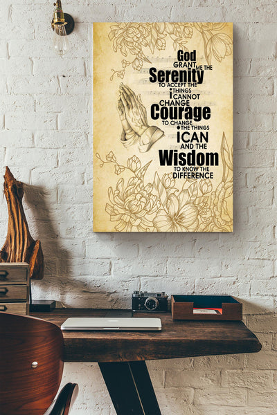 Motivation Quote Gift For Christant Friend Canvas