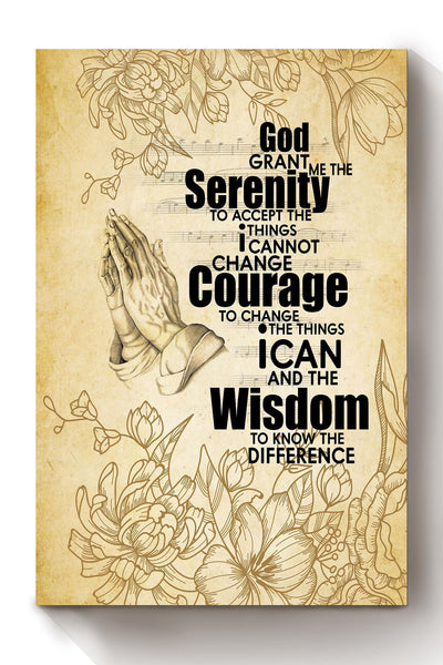 Motivation Quote Gift For Christant Friend Canvas