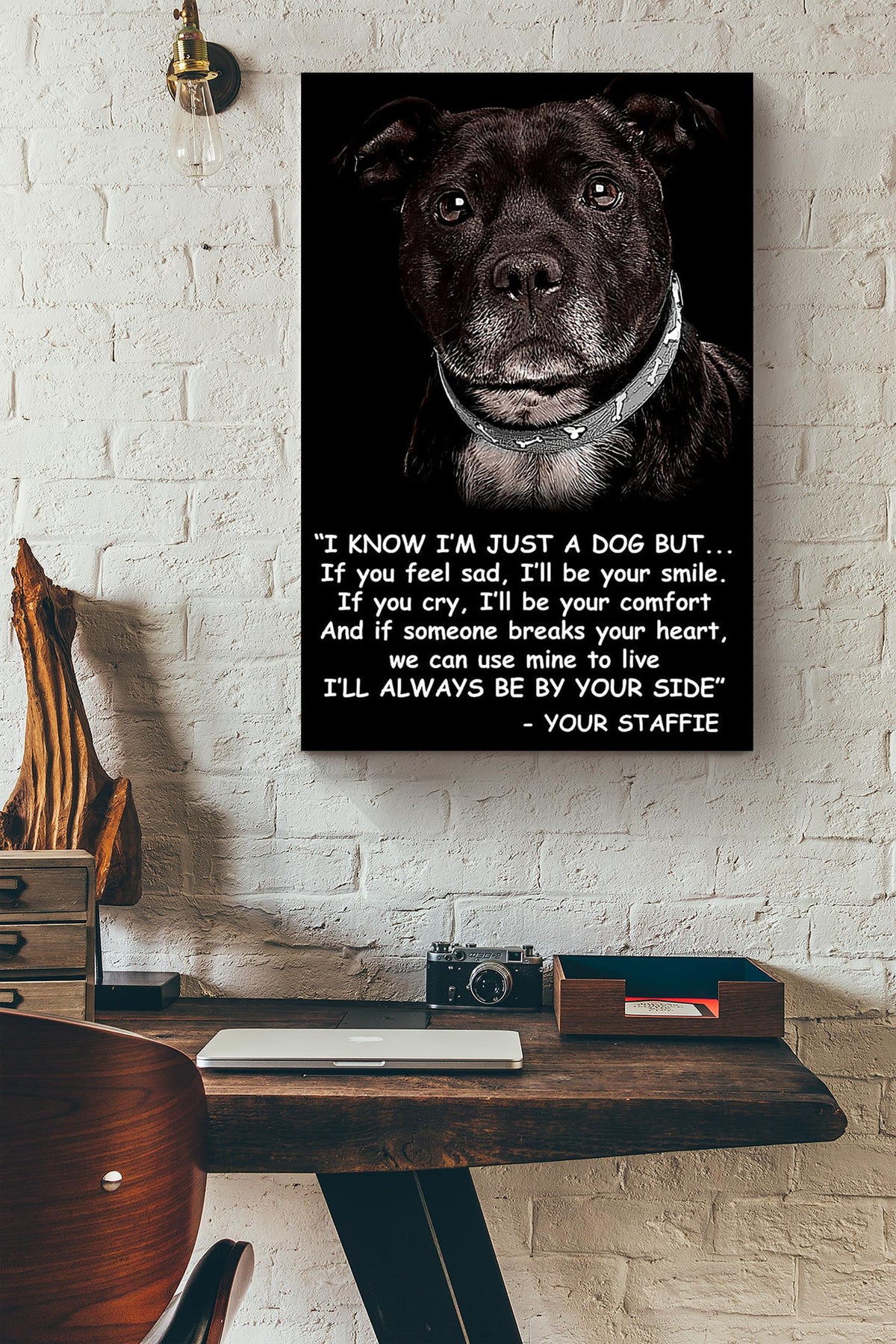 Motivation Quote For Foster Care From Bulldog Gift For Dog Mom Dog Lover Canvas