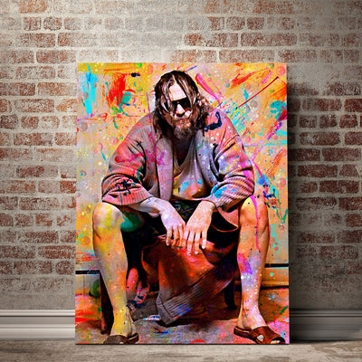 Lebowski Toilet Movie Wall Art Gift For The Big Lebowski Fan, Film Lover, Jeff Bridges Fan Canvas Framed Prints, Canvas GS202409243708