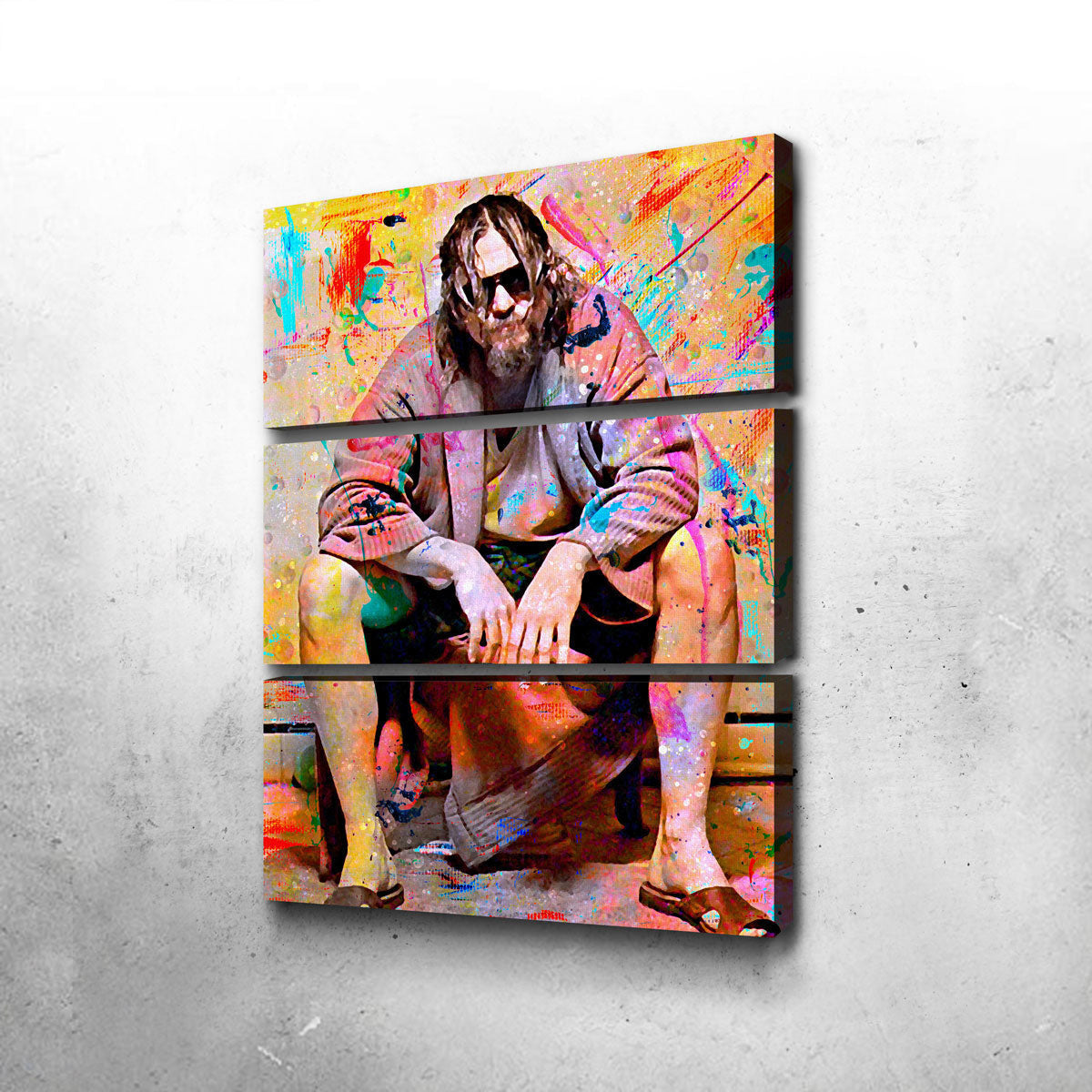 Lebowski Toilet Movie Wall Art Gift For The Big Lebowski Fan, Film Lover, Jeff Bridges Fan Canvas Framed Prints, Canvas GS202409243708