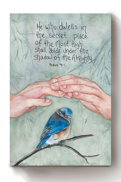 Psalm Memorial Quote Gift For Christant In Memorial Day Canvas
