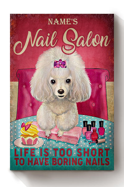 Nail Salon Gift For Girlfriend Nail Salon Decor Canvas