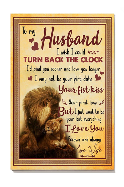 Loving Quote Wall Art From Wife To Husband Gift For Valentine Wedding Anniversary 02 Canvas Framed Prints, Canvas