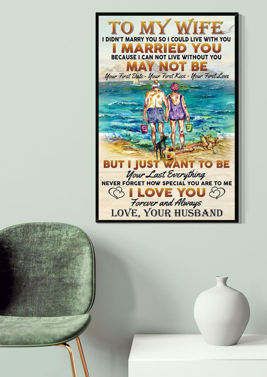 Loving Letter From Husband To Wife Gift For Valentine Wedding Anniversary 05 Canvas