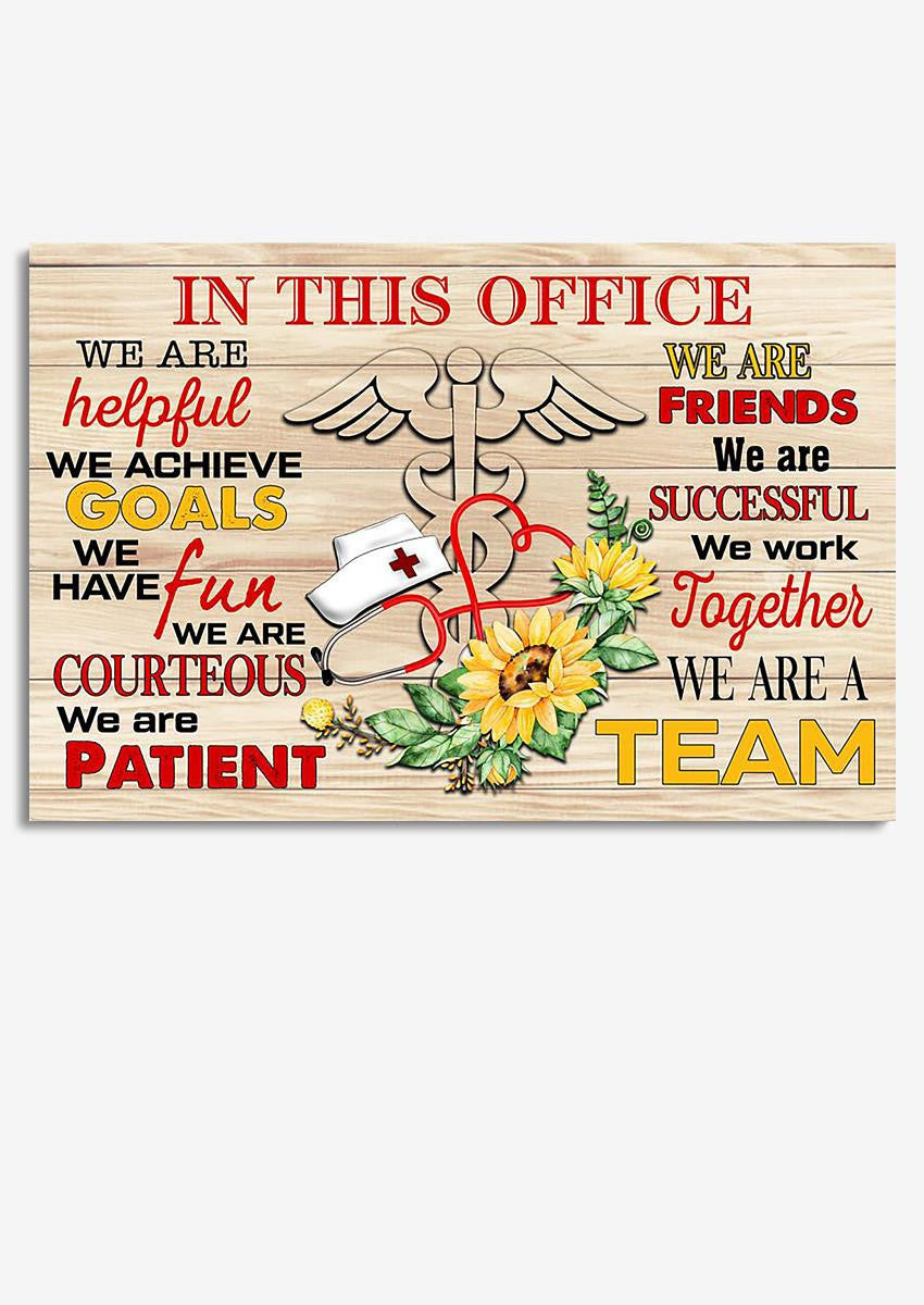 Nurse Quotes Wall Art For Nurse's Day Gift Framed Prints, Canvas