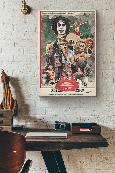 Rocky Horror Picture Show Legend For Fan Poster Canvas Gallery Wrapped Canvas Framed Gift Idea