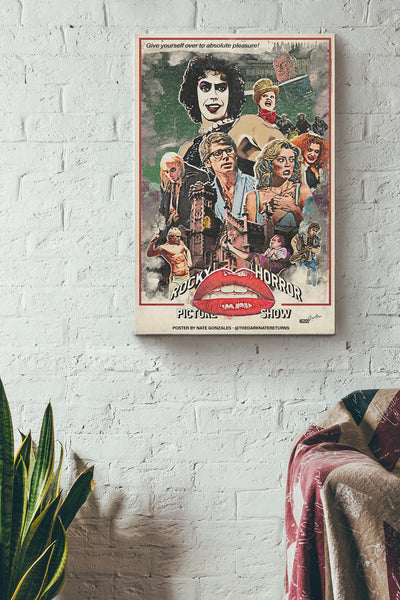 Rocky Horror Picture Show Legend For Fan Poster Canvas Gallery Wrapped Canvas Framed Gift Idea