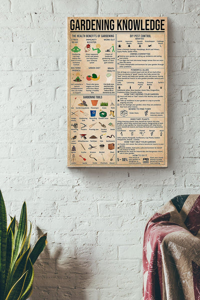 What The Fucculent Gardening Canvas Gallery Wrapped Canvas Framed Gift Idea