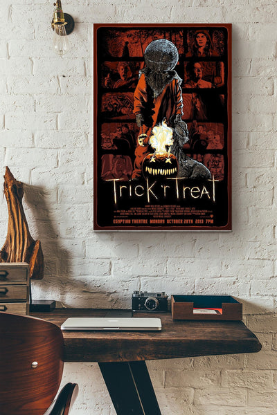 Trick &Treat Egyptian Theatre Release Poster Gallery Canvas Wall ArtCanvas Gallery Wrapped Canvas Framed Gift Idea Framed Prints, Canvas