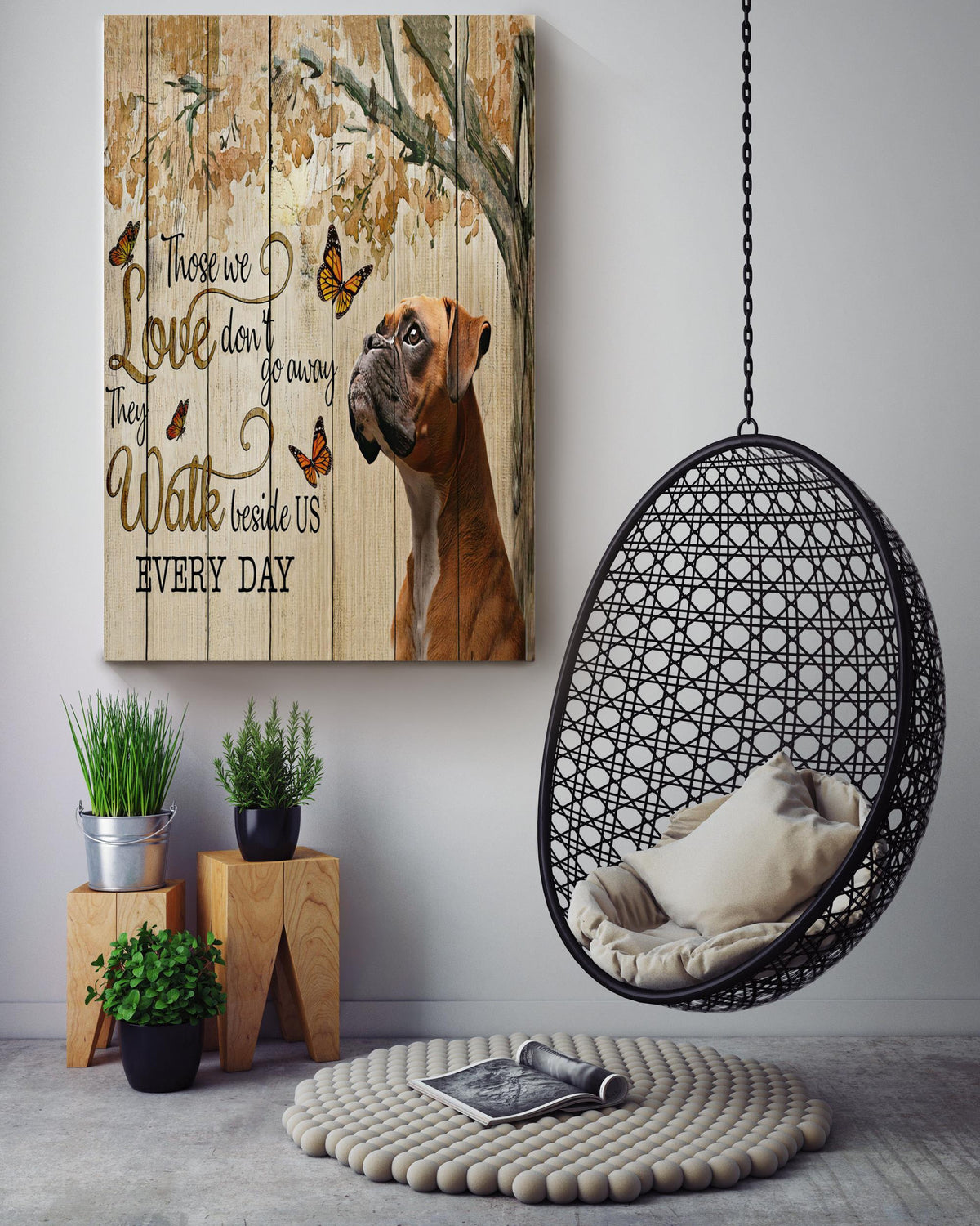 Those We Love Don't Go Away Memorial Quote Gallery Canvas Wall ArtGift For Memorial Day 05 Canvas Framed Prints, Canvas