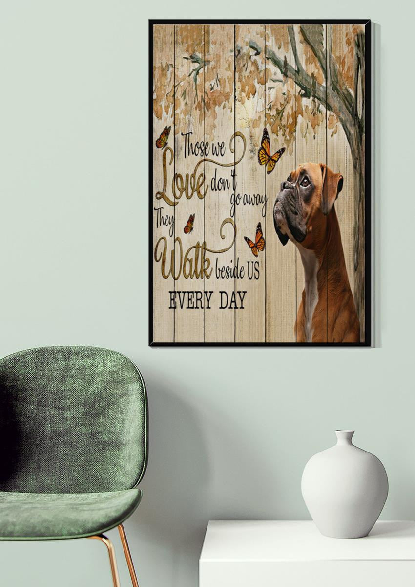 Those We Love Don't Go Away Memorial Quote Gallery Canvas Wall ArtGift For Memorial Day 05 Canvas Framed Prints, Canvas