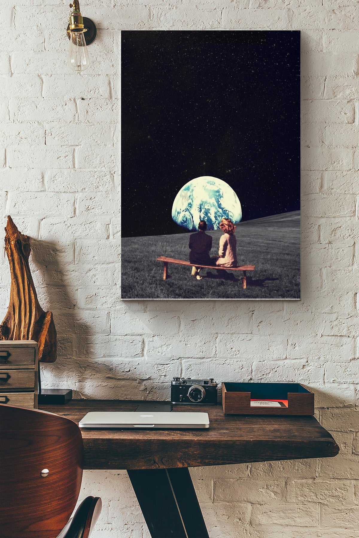 We Used To Live There Poster Canvas Gallery Wrapped Canvas Framed Gift Idea