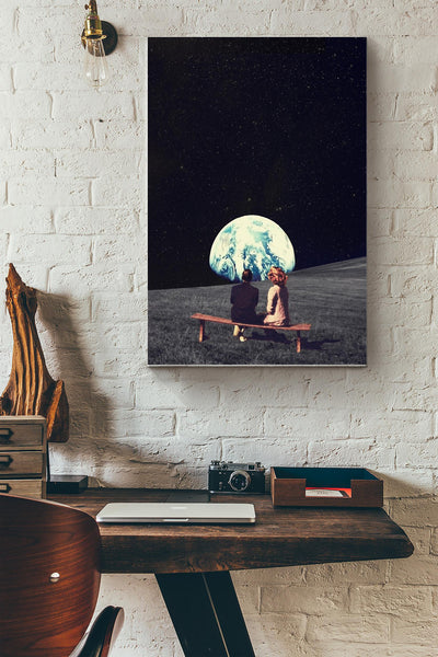 We Used To Live There Poster Canvas Gallery Wrapped Canvas Framed Gift Idea