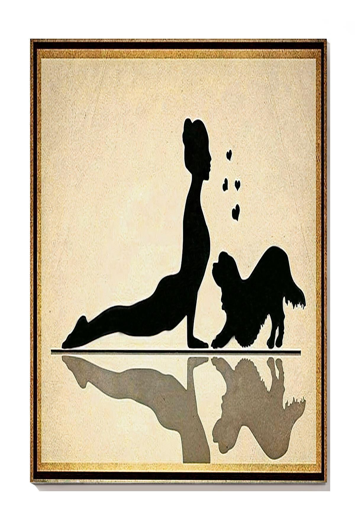 Yoga Dog Gift For Dog Mom Who Loves Yoga Canvas