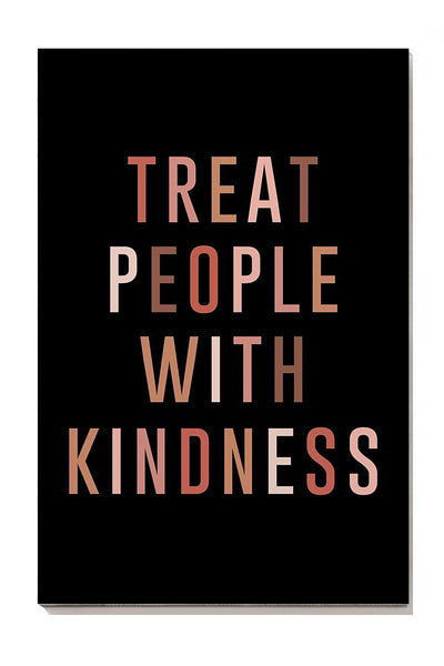Treat People With Kindness Equality Gallery Canvas Wall ArtGift For Equalitarian Iderd Canvas Gallery Wrapped Canvas Framed Gift Idea Framed Prints, Canvas