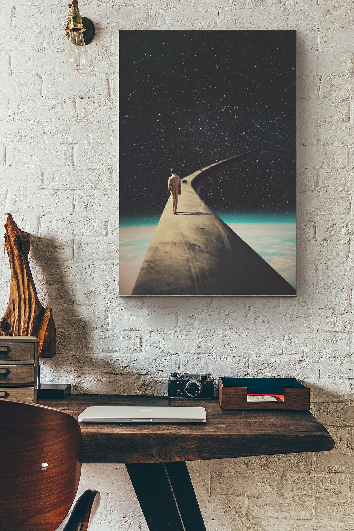 We chose This Road My Dear Poster Canvas Gallery Wrapped Canvas Framed Gift Idea