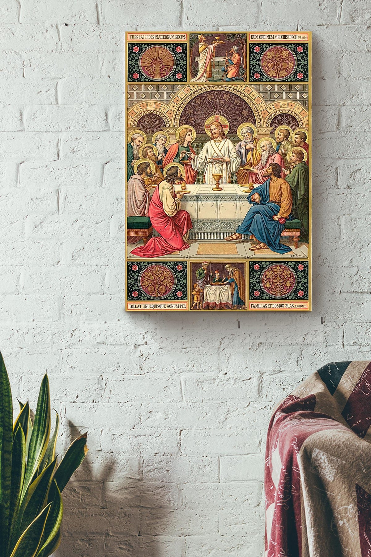 The Last Supper Jesus Christ Art Easter Present Idea Gift For Mother's Day Canvas