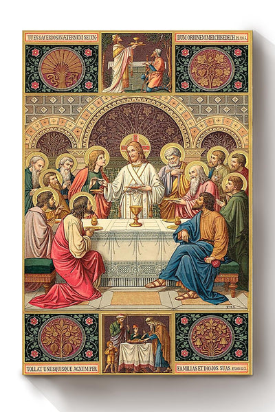 The Last Supper Jesus Christ Art Easter Present Idea Gift For Mother's Day Canvas