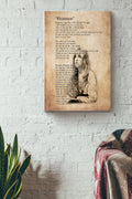 Stevie Nicks Rhiannon Lyric Poster Canvas Gallery Wrapped Canvas Framed Gift Idea