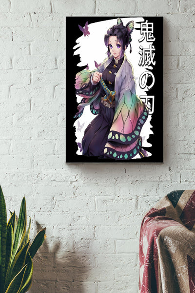 Shinobu Poster Gallery Canvas Wall ArtCanvas Gallery Wrapped Canvas Framed Gift Idea Framed Prints, Canvas