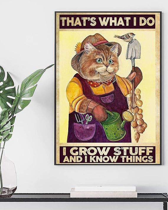 Thats What I Do Grow Stuff And Know Things Gift For Gardening Plant Lover Gardener Canvas