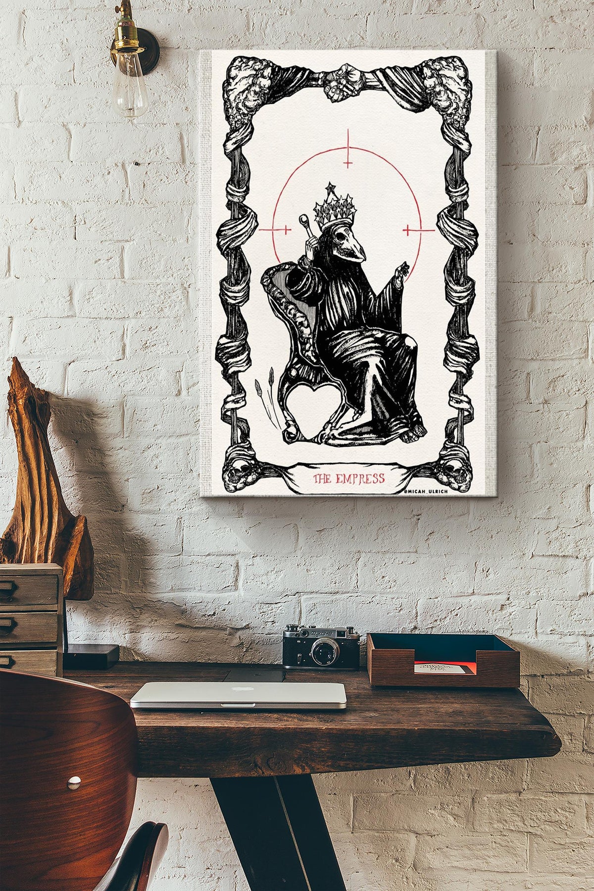 The Empress Tarot Card Racerback Poster Canvas Gallery Wrapped Canvas Framed Gift Idea