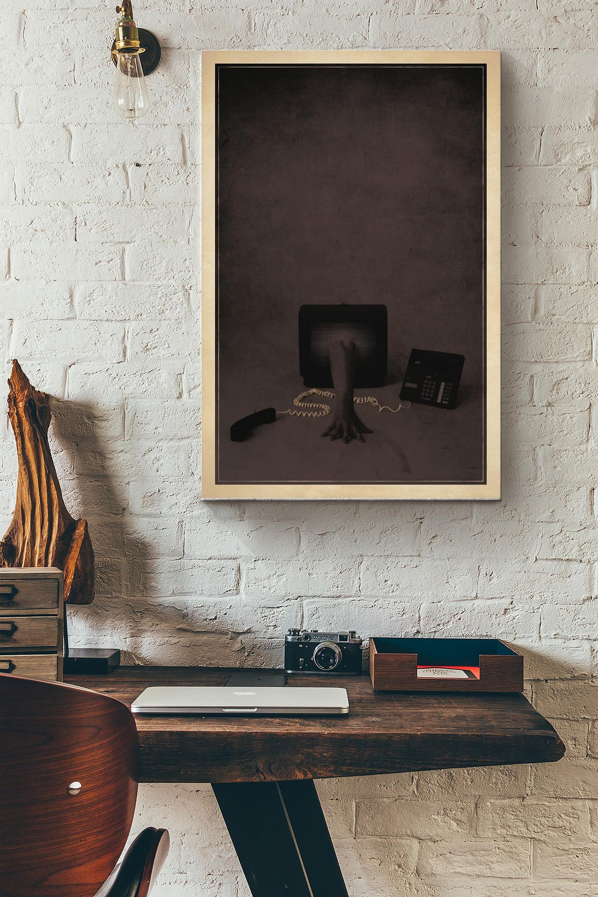 The Ring Minimalist Poster Poster Canvas Gallery Wrapped Canvas Framed Gift Idea