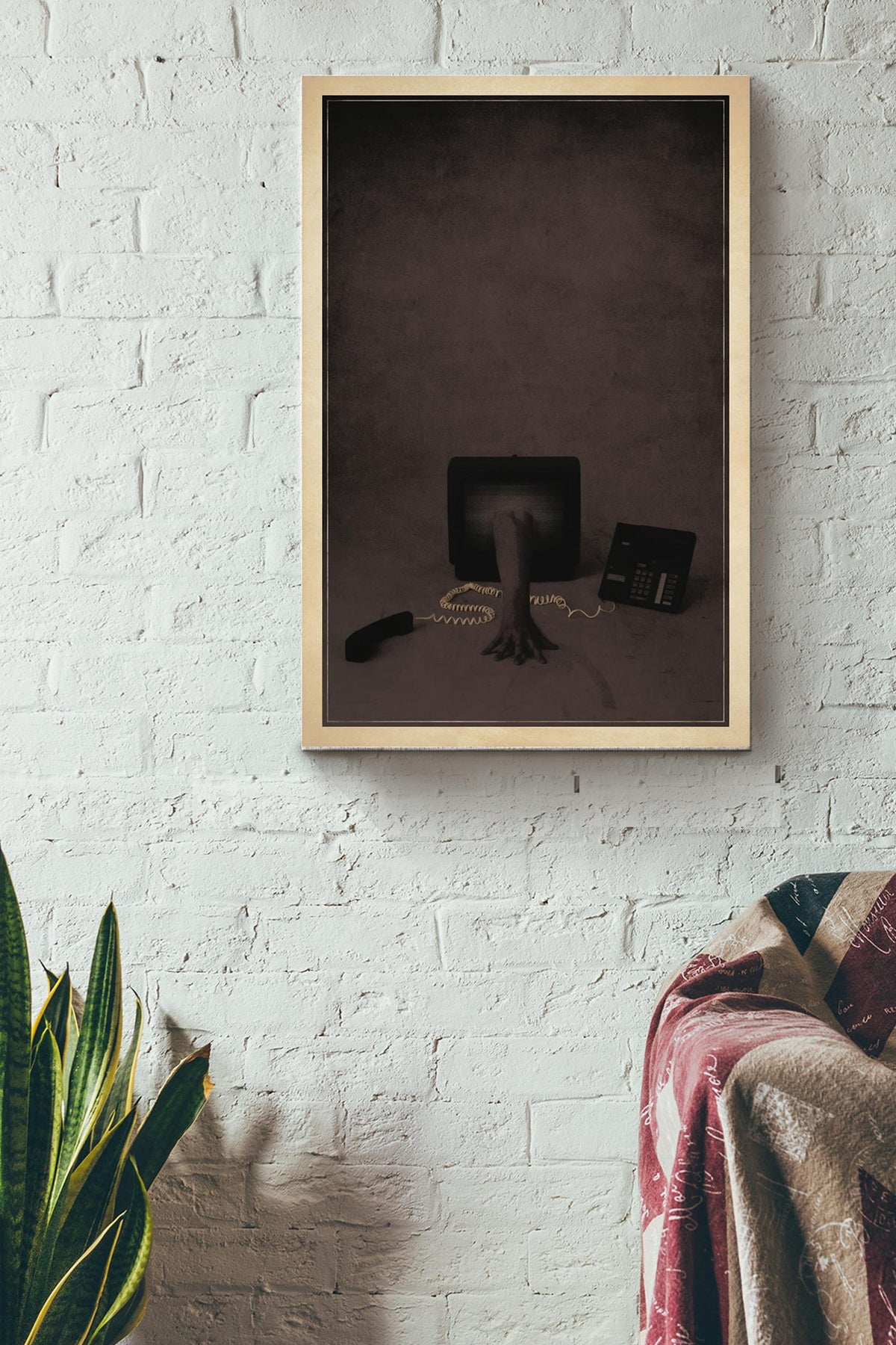 The Ring Minimalist Poster Poster Canvas Gallery Wrapped Canvas Framed Gift Idea