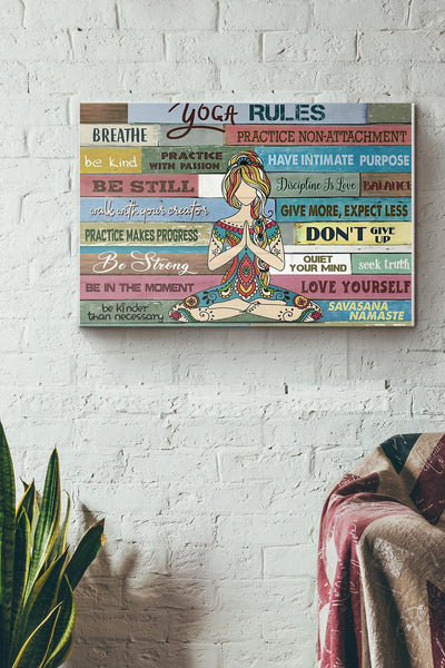Girl Yoga Rules Canvas Ideas, Canvas Hanging Prints,  Gift Idea Framed Prints, Canvas