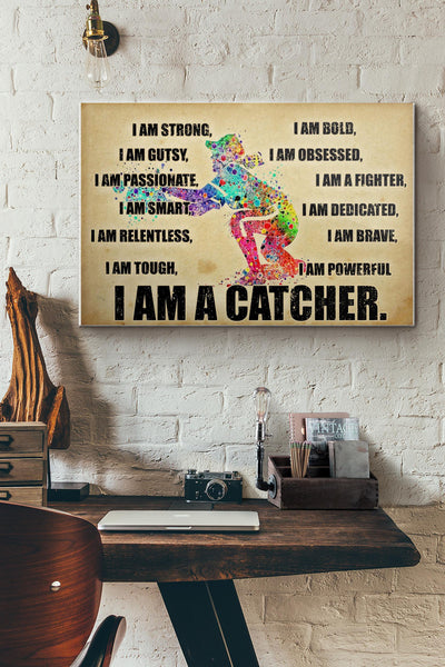 Baseball I Am A Catcher Canvas Ideas, Canvas Hanging Prints,  Gift Idea Framed Prints, Canvas