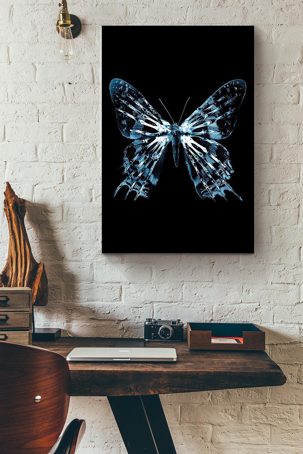 Butterfly Art Wrapped Canvas